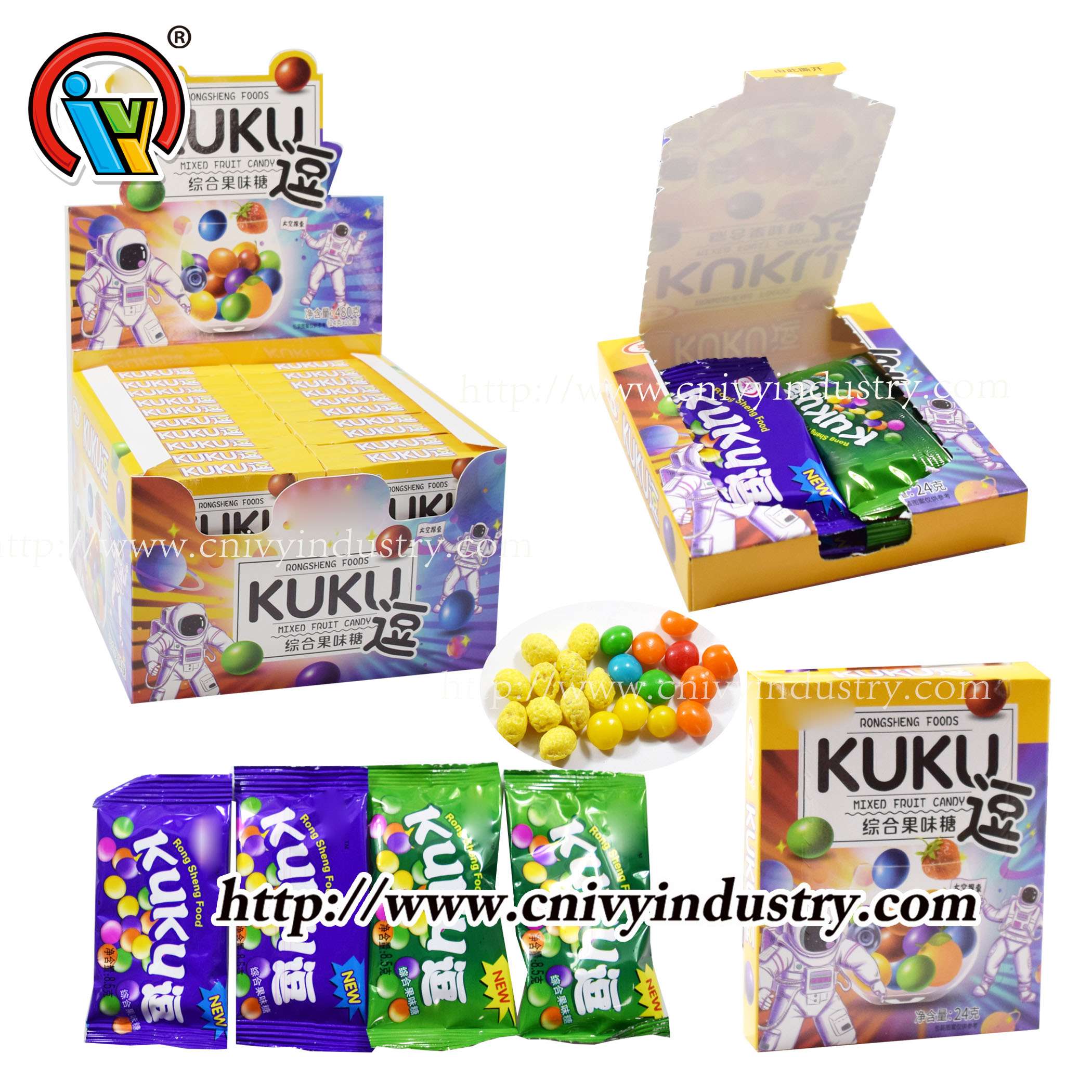 halal azedo doce sabor de fruta bala de goma em borracha atacado