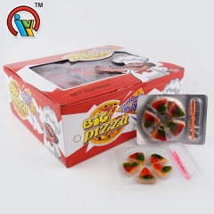 pastilha elástica em formato de pizza