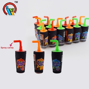 doce líquido em forma de cola em spray
