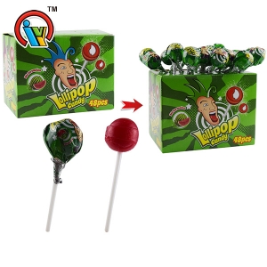 novo! doce de pirulito duro com chiclete