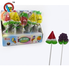 rebuçado de pirulito em forma de fruta