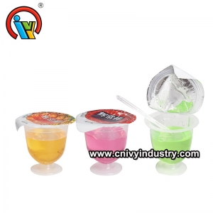 ivy preço de fábrica geléia sabor frutado doce líquido no copo