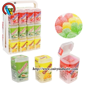 bombons de goma em formato quadrado de confeitaria por atacado