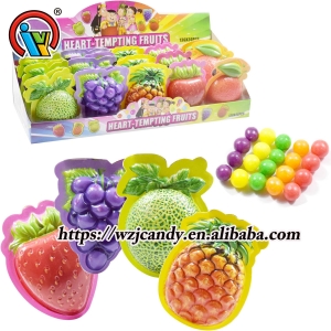bala azeda com sabor de fruta