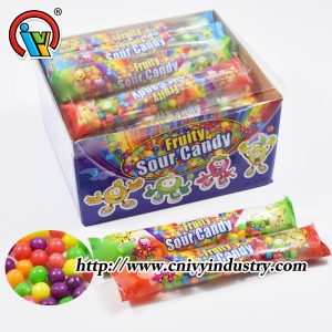 sabor de mistura de doce azedo bala de sopro