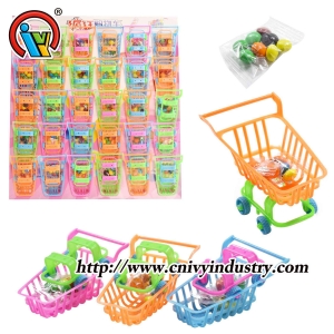 carrinho de compras doce de brinquedo