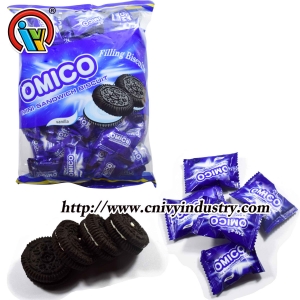 mini biscoito recheio de sanduíche de biscoitos