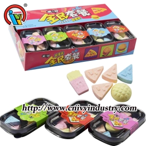 doce em forma de comprimido para fast food