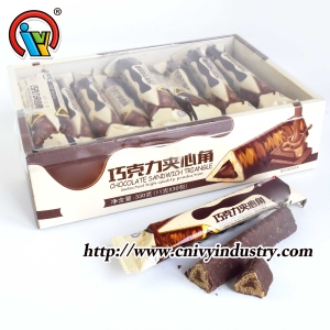 biscoito wafer revestido de chocolate