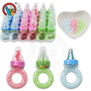 doce de pirulito de mamilo com pó de cristal