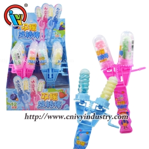 girar doce de pirulito de brinquedo duplo