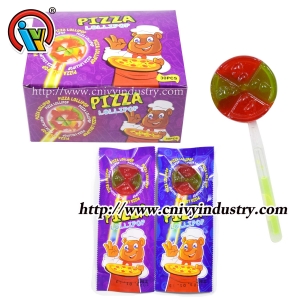 atacado de pizza em forma de pirulito leve