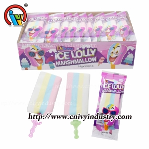 Marshmallow doce de sorvete em forma de doce de marshmallow