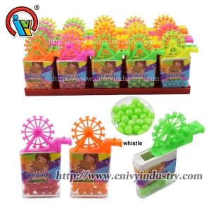 Brinquedo Wndmill apito com atacado de doces
