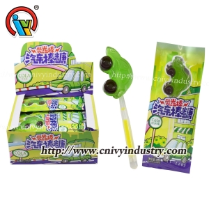 Lollipop candy carro brilho stick lollipop candy