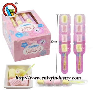 Doce de marshmallow halal recheado com geleia