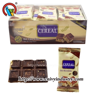 Barra de chocolate ao leite de aveia para halal