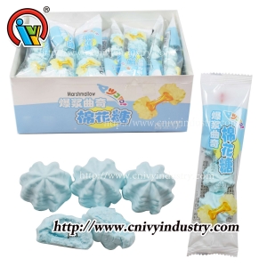Doce de marshmallow com geleia de frutas