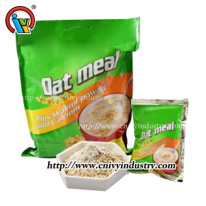 cereal instantâneo de aveia com creme não lácteo

