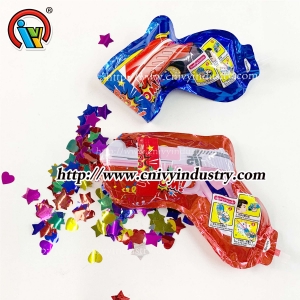 Folhas de armas de balões Fogos de artifício de balão de arma de confete inflável