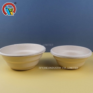 Tigelas de comida biodegradável de 24 oz/32 oz/tigelas de salada
