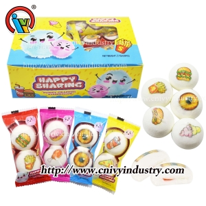 Marshmallow impresso Halal com geleia
