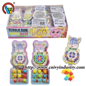 Brinquedo labirinto feliz com chiclete