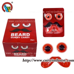 fabricante de balas de goma para os olhos com balas para barba