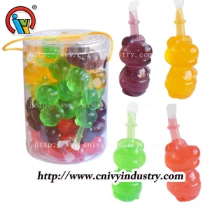 Doce de gelatina de fruta de dinossauro animal